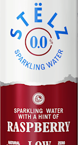 Stëlz 0.0% Sparkling Water Raspberry