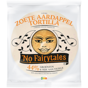 No Fairytales Zoete Aardappel tortilla