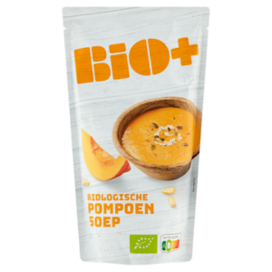 BIO+ Soep in zak Pompoensoep