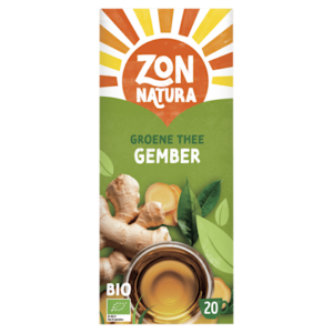 Zonnatura Groene thee gember