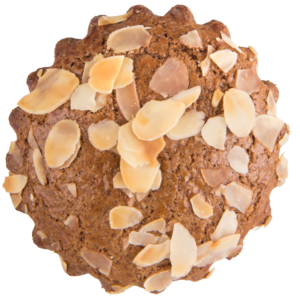 Mini speculaas gevulde koek met amandelspijs