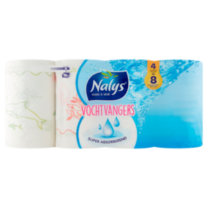 NALYS Keukenpapier Vochtvangers 4=8