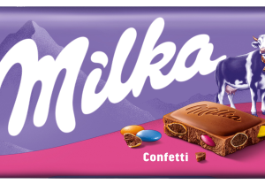 Milka Chocoladereep confetti