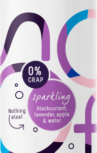 Soof Sparkling water blackcurrant lavender & apple