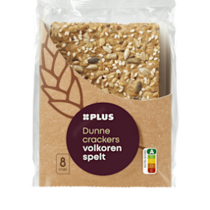 Plus Dunne crackers volkoren spelt