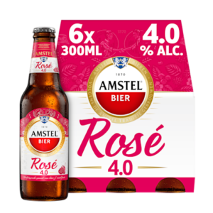 Amstel Rosé bier fles
