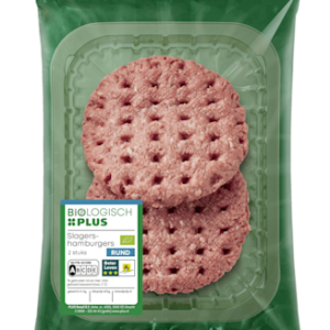 Biologisch PLUS Slagershamburgers 2 stuks