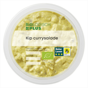 Biologisch PLUS Kip-kerriesalade
