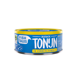 Fish Tales Skipjack tonijn in zonnebloemolie MSC