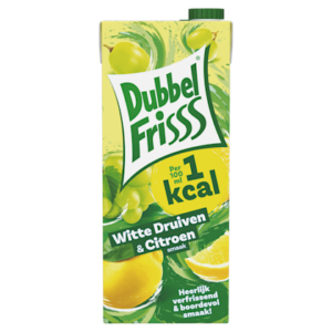 Dubbelfrisss 1kcal Witte druif & citroen