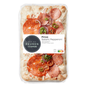 Uit de keuken van Pinsa Salami Pepperoni