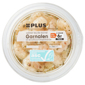 Plus Garnalen in knoflookmarinade