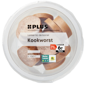 Plus Gelderse gekookte worst
