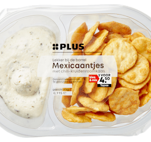 Plus Chili-kruidenroomkaas met mexicaantjes