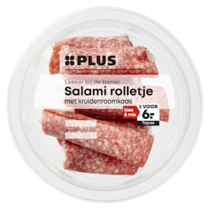 Plus Salami rolletje met kruidenroomkaas
