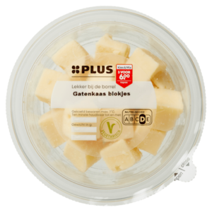 PLUS Klaverland Gatenkaasblokjes