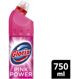 Glorix Toiletreiniger bleek pink flower