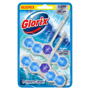 Glorix powerclean toiletblok ocean valuepack