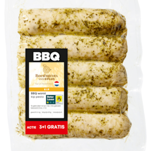 PLUS Boerentrots BBQ worst kip pesto
