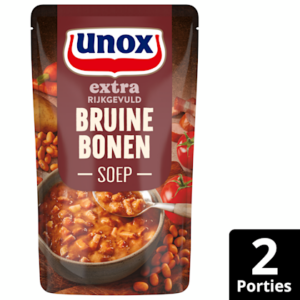 Unox Soep in zak extra gevuld bruine bonen