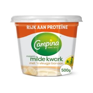 Campina Magere kwark banaan