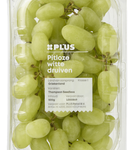 Plus Druiven wit pitloos