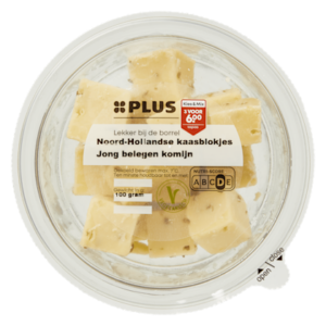 Plus N-Holl Kaasblokjes J-Beleg Kom