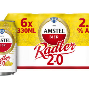 Amstel Radler Citroen 2.0% Bier Blik 6-pack