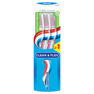 Aquafresh Tandenborstel clean en flex medium