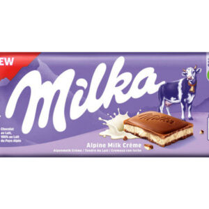 Milka Chocoladereep creme alpenmelk