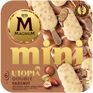 Magnum Utopia double hazelnut pistache mini