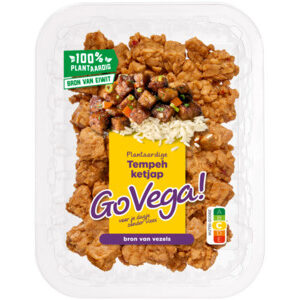 Go vega Tempeh blokjes ketjap