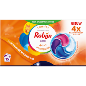 Robijn 3-in-1 classics capsules color