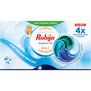 Robijn 3-in-1 classics capsules stralend wit