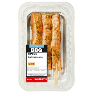 Plus BBQ Zalmspiezen