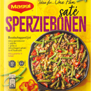 Maggi Dagschotel sperziebonen-satésaus