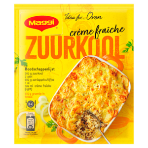 Maggi Ovenschotel zuurkool crème fraîche