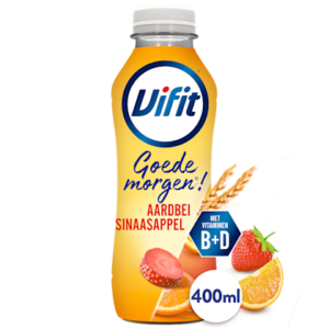 Vifit Goedemorgen drink aardbei sinaasappel