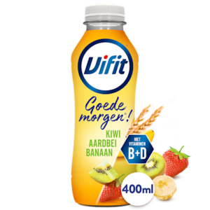 Vifit Goedemorgen drink kiwi aardbei banaan