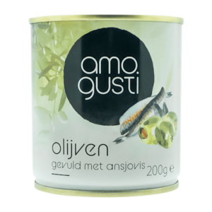 Amogusti Olijven gevuld met ansjovis
