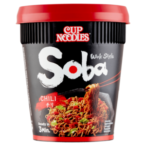 Nissin Soba cup Chili noodles