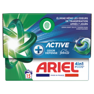 Ariel All-in-1 Pods Wasmiddel +Actief 15 Wasbeurten