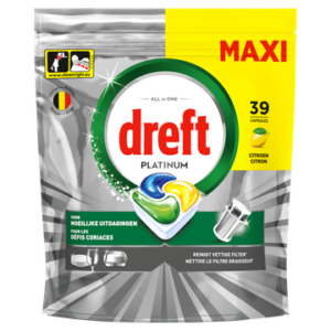 Dreft Platinum Citroen Vaatwascapsules 39 X