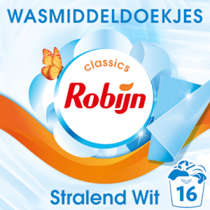 Robijn Wasmiddeldoekjes Stralend Wit