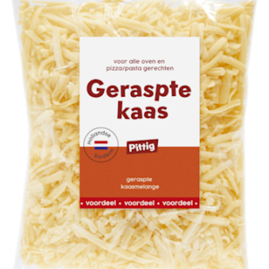 Neutraal Gouda Geraspte kaas pittig