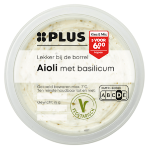 Plus Aioli met basilicum