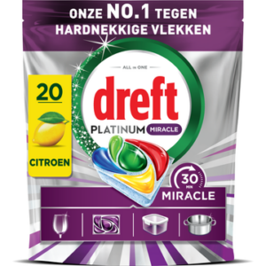 Dreft Platinum Miracle All In One, 20X