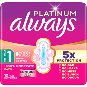 Always Maandverband Platinum Normal 12ct