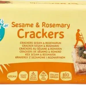 Crackers sesam & rozemarijn