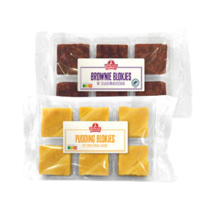 Brownie- of puddingblokjes